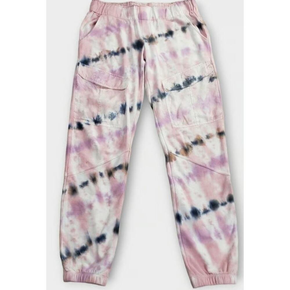 Young Fabulous & Broke Tie Dye Joggers Womens S Pink Excellent Cargo Pants